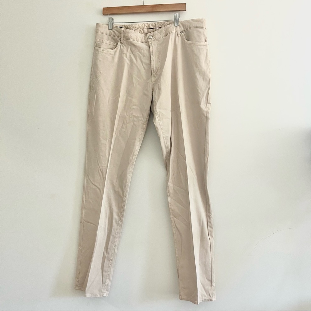 Peter Millar Collection Cream Chinos Tencel Cotton Spandex Blend Mens Sz 40